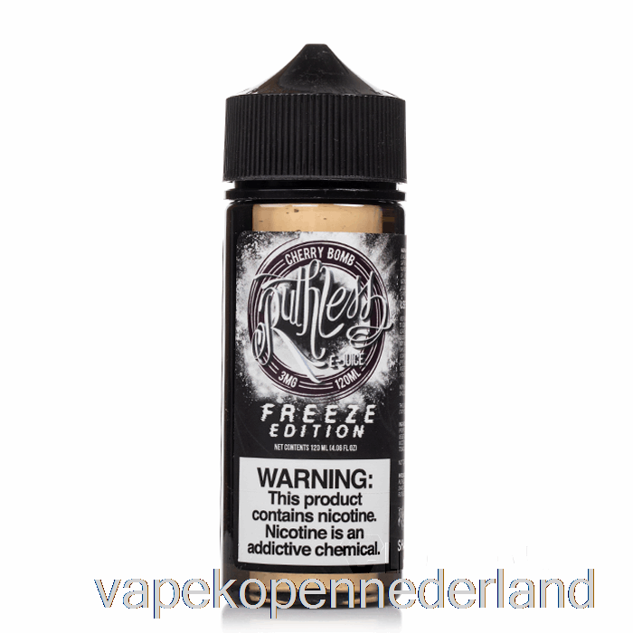 Vape Nederland Cherry Bomb - Vrieseditie - Meedogenloze Damp - 120ml 6mg